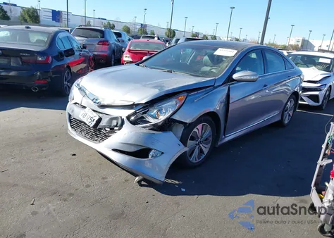2014 Hyundai Sonata Hybrid Limited из США, поврежденный, VIN KMHEC4A45EA112053